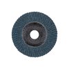 Pferd 4-1/2" x 5/8-11 Thd. POLIFAN® Flap Disc - Z SG POWER STEELOX, Zirconia, 60 Grit, Flat 62278